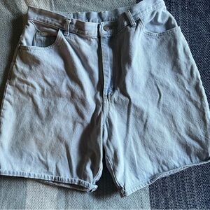 90s Light Blue Denim Mom Shorts